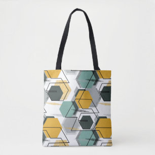 Honigwaben Abstraktes geometrisches Muster.1 Tasche