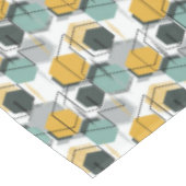 Honigwaben Abstraktes geometrisches Muster.1 Tischdecke (Schrägansicht)