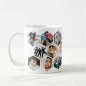 Honigwaben-Foto-Collage 20 Bilder Kaffeetasse (Links)