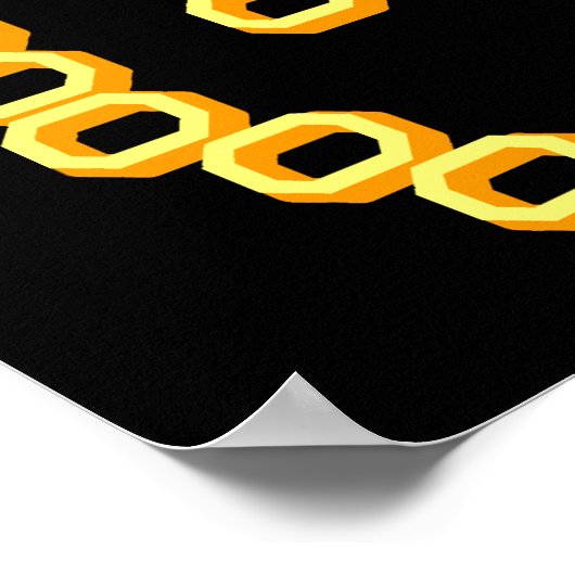 Honigwaben Poster (Ecke)