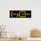 Honigwaben Poster (Küche)