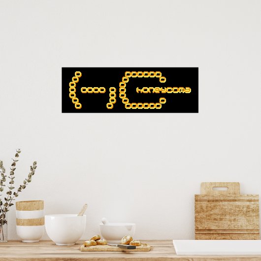 Honigwaben Poster (Küche)