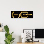 Honigwaben Poster (Heimbüro)