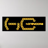 Honigwaben Poster (Vorne)