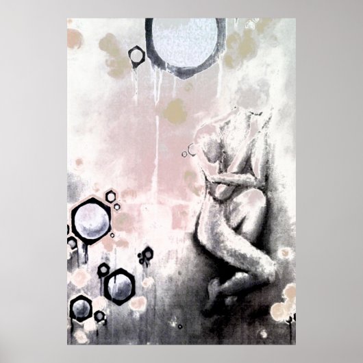 Honigwaben Poster (Vorne)