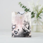 Honigwaben Postkarte (Stehend Vorderseite)