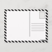 Honigwaben Postkarte (Rückseite)