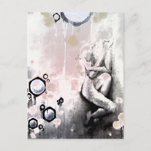 Honigwaben Postkarte (Vorderseite)