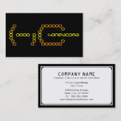 Honigwaben Visitenkarte (Vorne/Hinten)