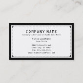 Honigwaben Visitenkarte (Rückseite)