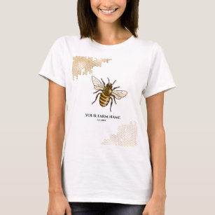 Honigwabenbaum Bienenzucht Apiarist Honeybee Bu T-Shirt