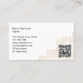 Honigwabenbaum Bienenzucht Apiarist Honeybee Bu Visitenkarte (Rückseite)