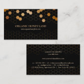 Honigwabenbiene Visitenkarte (Vorne/Hinten)