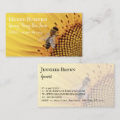 Honigwabenbienen, reiner Rohbauernhof Apiarist Visitenkarte (Vorne/Hinten)