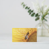 Honigwabenbienen, reiner Rohbauernhof Apiarist Visitenkarte (Stehend Vorderseite)