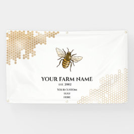 Honigwabenfarm Bienenenkäfer Apiarist Honeybienen Banner