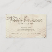 Honigwabenfarm Gold Visitenkarte (Rückseite)