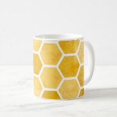 Honigwabengelbe Tasse (VorderseiteRechts)