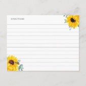 Honigwabenkarte als Brie-to-Bee Begleitkarte (Rückseite)