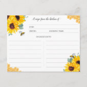 Honigwabenkarte als Brie-to-Bee Begleitkarte (Vorderseite)