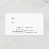 Honigwabenkarte und Logo Visitenkarte (Rückseite)