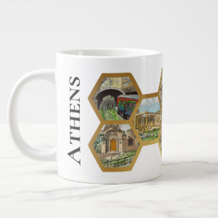Honigwabenkollektion, Athener Sehenswürdigkeiten Jumbo-Tasse