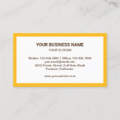 Honigwabenkraut-Bienenzüchter Visitenkarte (Rückseite)