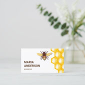 Honigwabenkraut-Bienenzüchter Visitenkarte (Stehend Vorderseite)