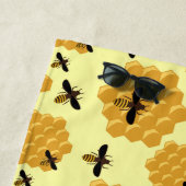 Honigwabenkraut Honigbienen Insekt Lover Gelber Im Strandtuch (Beispiel)