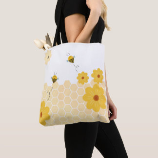 Honigwabenkraut Hummeln Flying Gelbe Blumen Tasche