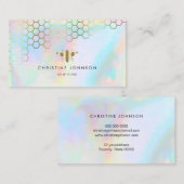 Honigwabenlogo Visitenkarte (Vorne/Hinten)