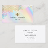 Honigwabenlogo Visitenkarte (Vorne/Hinten)