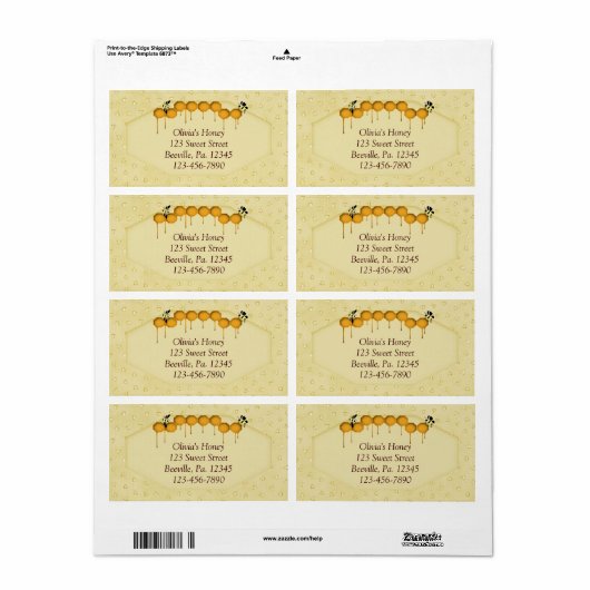 Honigwabenmarke (Vorne)