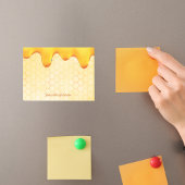 Honigwabenmuster, Honigtropfname Post-it Klebezettel