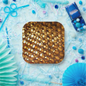 Honigwabenpapier, Imker-Party, Pappteller (Party)