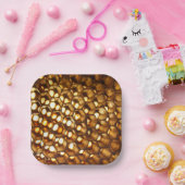 Honigwabenpapier, Imker-Party, Pappteller (Party)