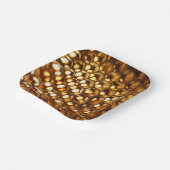 Honigwabenpapier, Imker-Party, Pappteller (Gewinkelt)