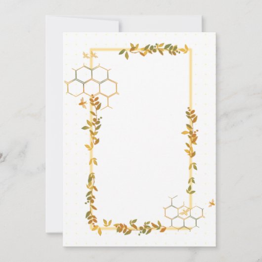 Honigwabenpapier und Gerahmtes Bienenpapier (Vorderseite)