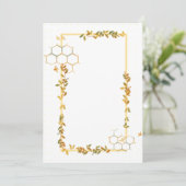 Honigwabenpapier und Gerahmtes Bienenpapier (Stehend Vorderseite)