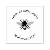 Honigwabenrübe Selbstfärbende Briefmarke Permastempel (Design)