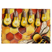 Honigwabenrüben und Gartensaitenleuchten Große Geschenktüte (Rückseite)