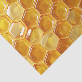 Honigwabenvoll voll mit Honey-Decoupage Seidenpapier (Ausschnitt)