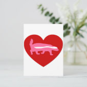 Honigwüstenvalentin Feiertagspostkarte (Stehend Vorderseite)