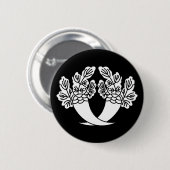 Honjo radish button (Vorne & Hinten)