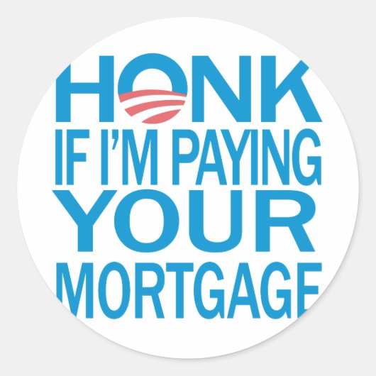 Honk AntiObama Sticker (Vorderseite)