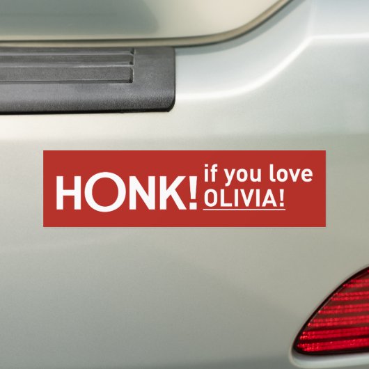 "HONK! " AUTOAUFKLEBER (Auf Auto)