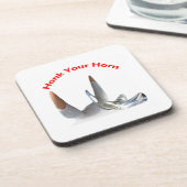 Honk Deine Horn-Untersetzer Untersetzer (Linke Seite)