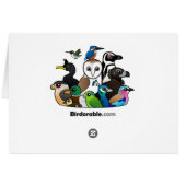 HONK Funny Canada Goose Grußkarte (Rückseite Horizontal)