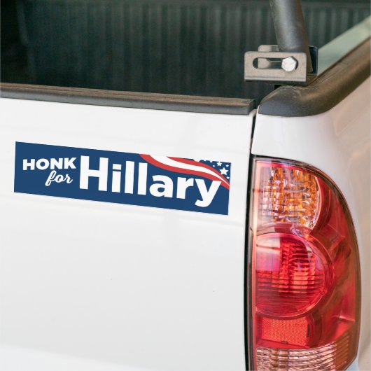 Honk für Autoaufkleber 2016 Hillary Clinton (Auf Lkw)