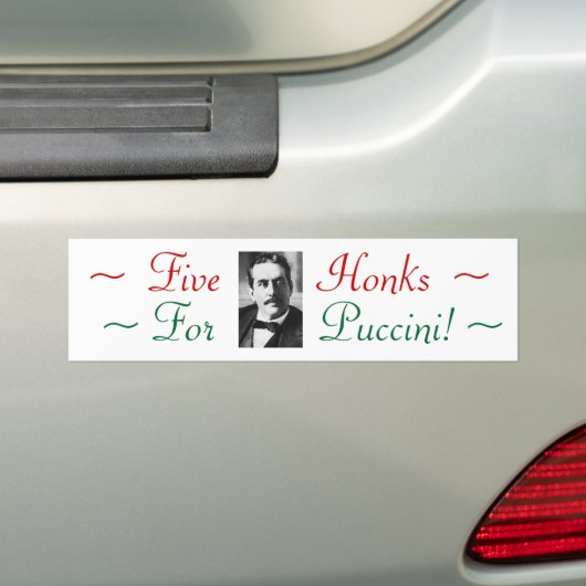 Honk für Puccini Auslese-Autoaufkleber Autoaufkleber (Auf Auto)